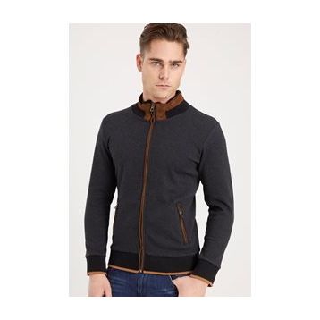 Dewberry 1021 Antrasit Erkek Sweatshirt