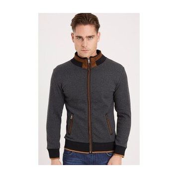 Dewberry 1021 Antrasit Erkek Sweatshirt