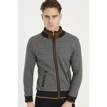 Dewberry 1021 Siyah Erkek Sweatshirt