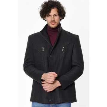 Dewberry 1030001K7126 Erkek Diagonal Antrasıt Kaban