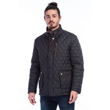 Dewberry 1030001K8613 Lacivert Erkek Mont