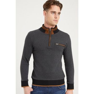 Dewberry 1039 Antrasit Erkek Sweatshirt