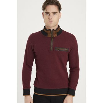 Dewberry 1039 Bordo Erkek Sweatshirt
