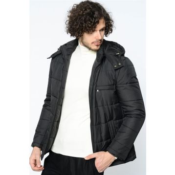 Dewberry 1040001M8601 Siyah Erkek Mont