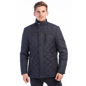 Dewberry 1040001M8616 Siyah Erkek Mont