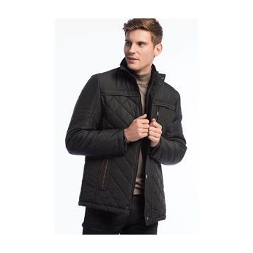 Dewberry 1040001M8616 Siyah Erkek Mont