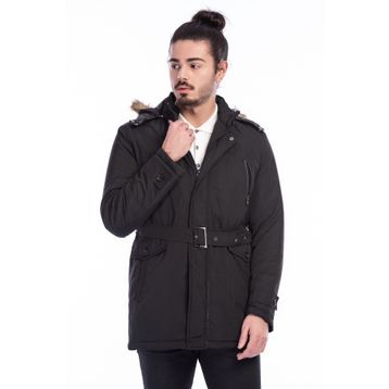 Dewberry 1040001M8633 Siyah Erkek Mont