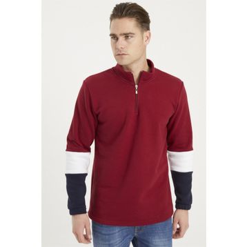 Dewberry 1041 Bordo Erkek Sweatshirt