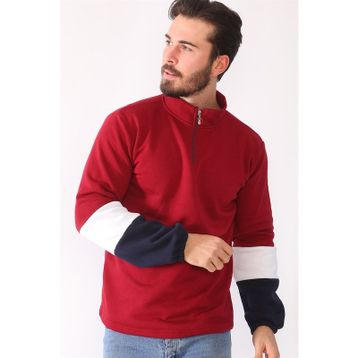 Dewberry 1041 Bordo Erkek Sweatshirt