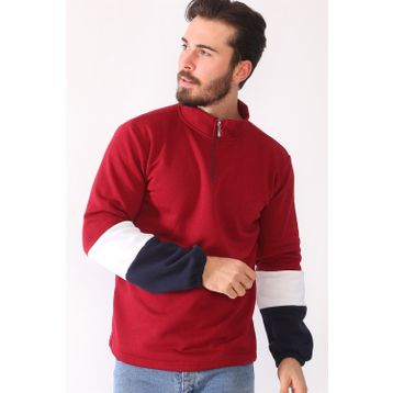 Dewberry 1041 Bordo Erkek Sweatshirt