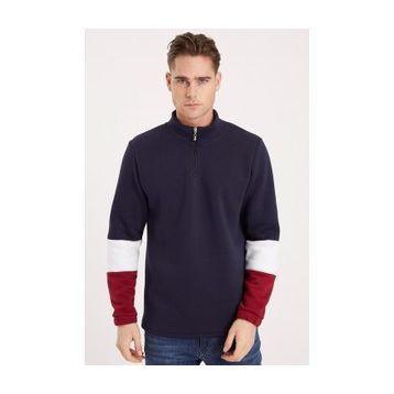 Dewberry 1041 Lacivert Erkek Sweatshirt