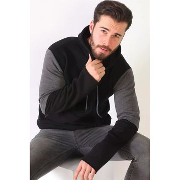 Dewberry 1042 Siyah Erkek Sweatshirt