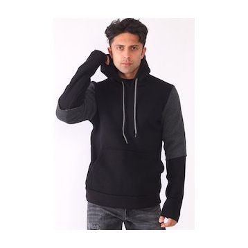 Dewberry 1042 Siyah Erkek Sweatshirt