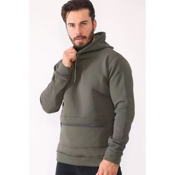 Dewberry 1043 Haki Erkek Sweatshirt