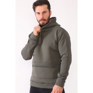 Dewberry 1043 Haki Erkek Sweatshirt