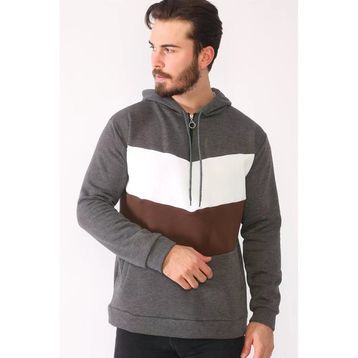 Dewberry 1044 Antrasit Erkek Sweatshirt