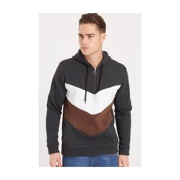 Dewberry 1044 Antrasit Erkek Sweatshirt