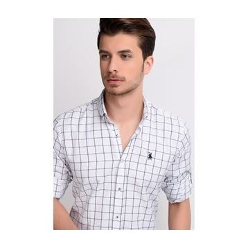 Dewberry 10500010G658 Beyaz Erkek Gömlek