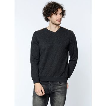 Dewberry 1150001V1013 Siyah Erkek Sweatshirt