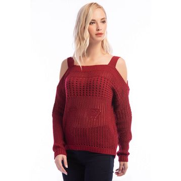 Dewberry 1160001Z6396 Bordo Kadın Kazak