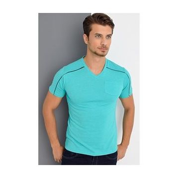 Dewberry 2090001T8540 Yeşil Erkek T-Shirt