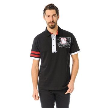 Dewberry 2094YEST8507 Siyah Polo Yaka Erkek T-Shirt
