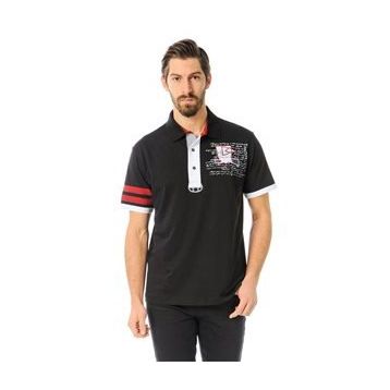 Dewberry 2094YEST8507 Siyah Polo Yaka Erkek T-Shirt