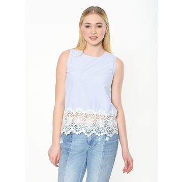 Dewberry 2160001Z6196 Mavi Kadın Bluz