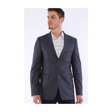 Dewberry C9055 Lacivert Kahve Erkek Ceket