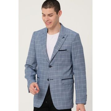 Dewberry C9058 Koyu Mavi Erkek Ceket