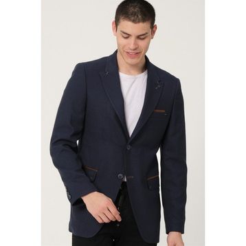 Dewberry C9058 Lacivert Erkek Ceket