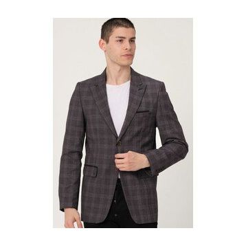 Dewberry C9058 Siyah-Bordo Erkek Ceket