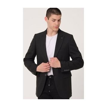 Dewberry C9058 Siyah Erkek Ceket