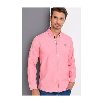 Dewberry G674 Pembe Erkek Gömlek