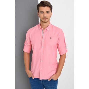 Dewberry G674 Pembe Erkek Gömlek
