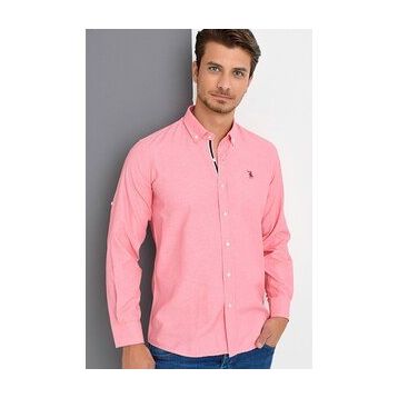 Dewberry G674 Pembe Erkek Gömlek