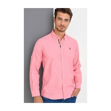 Dewberry G674 Pembe Erkek Gömlek