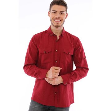 Dewberry G722 Bordo Erkek Gömlek