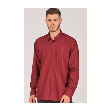 Dewberry G725 Bordo Erkek Gömlek