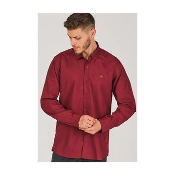 Dewberry G725 Bordo Erkek Gömlek