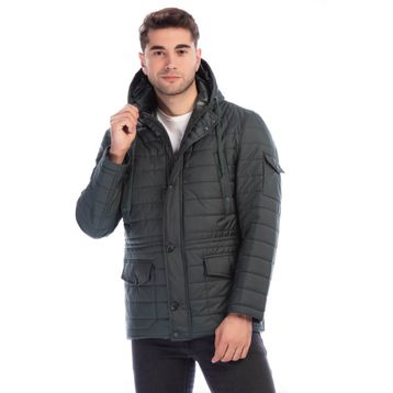 Dewberry K8638 Yeşil Erkek Kaban