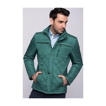 Dewberry M8616 Yeşil Erkek Mont