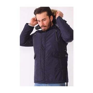 Dewberry M8633 Lacivert Erkek Mont