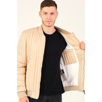 Dewberry M8643 Krem Erkek Mont
