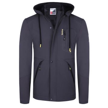 Dewberry M8648 Siyah Erkek Softshell Mont