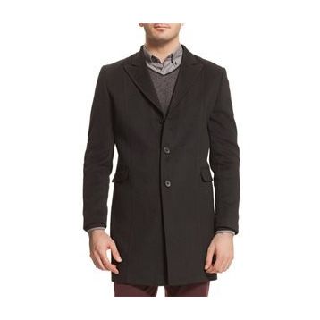 Dewberry PLT4060 Siyah Erkek Palto
