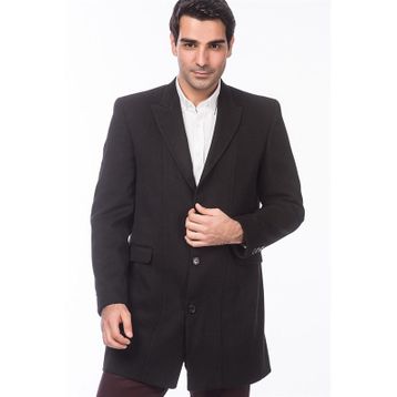 Dewberry PLT4060 Siyah Erkek Palto