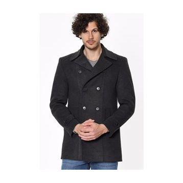 Dewberry PLT8329 Antrasit Erkek Palto