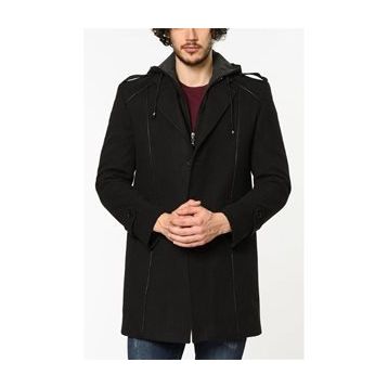 Dewberry PLT8334 Siyah Erkek Palto
