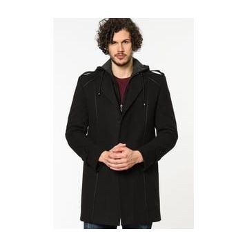 Dewberry PLT8334 Siyah Erkek Palto